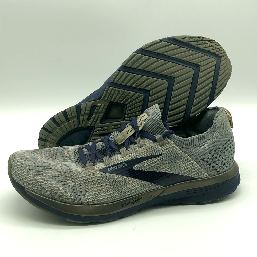 Brooks Ricochet 2 Men's Size 11 Navy Grey Athletic Running Sneakers